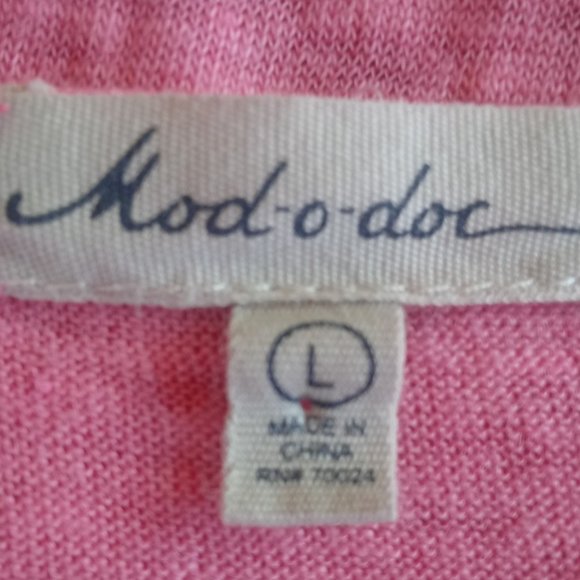 Mod-o-doc Linen Modern Wrap Cardigan - Picture 7 of 11